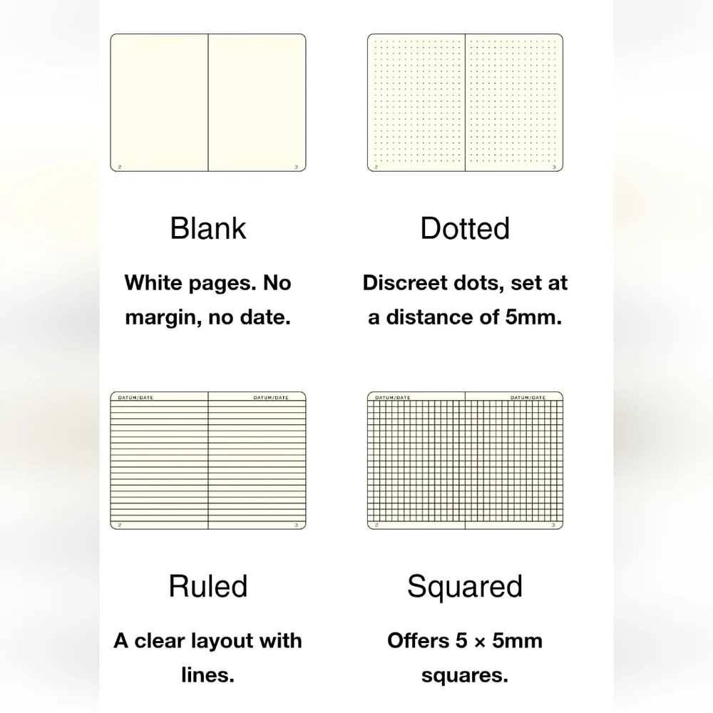 ❤️BUY 5 GET 3 FREE Notebook Medium (A5),Hardcover,251 numbered pages,Sage,dotted